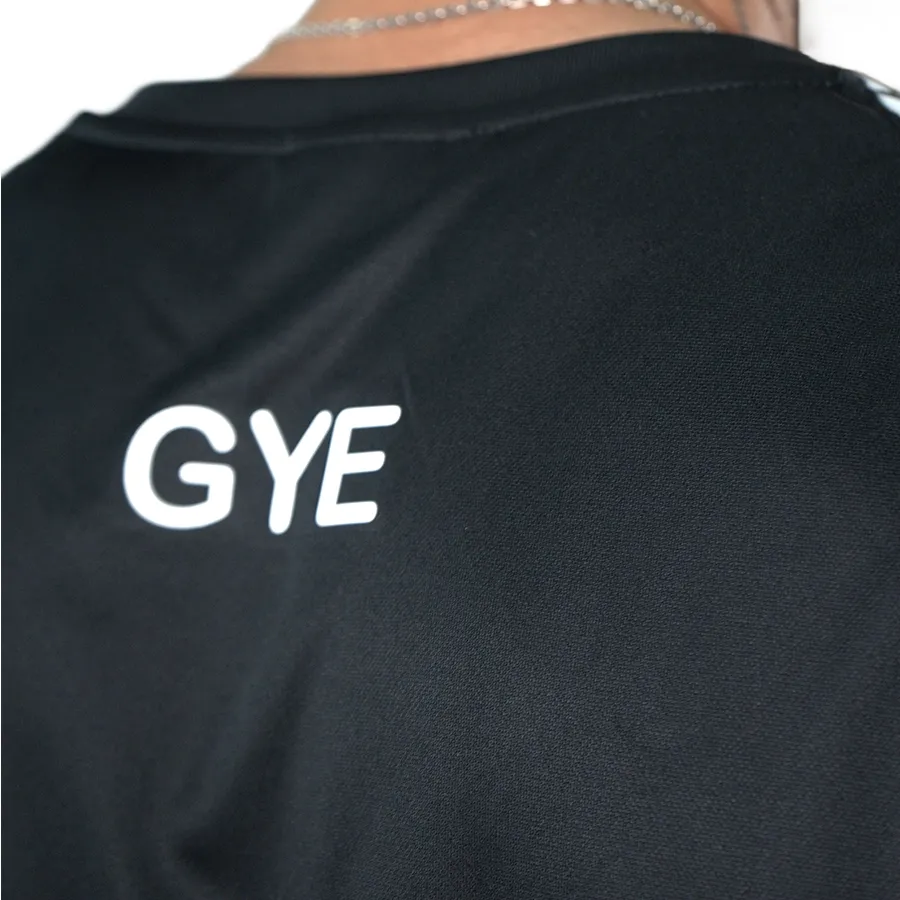 Imagen 4 de 5 de Remera Mitre Striker Gye 25-NEGRO/BLANCO