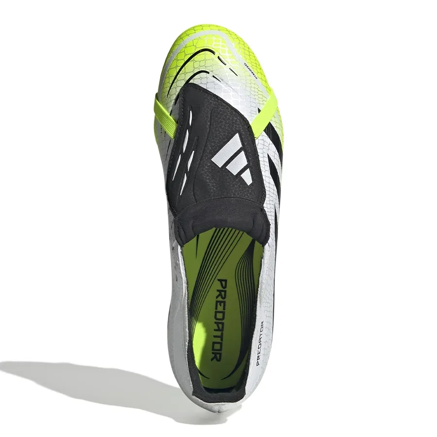 Imagen 3 de 7 de Botines adidas Predator League Tf-BLANCO/NEGRO/VERDE FLUOR