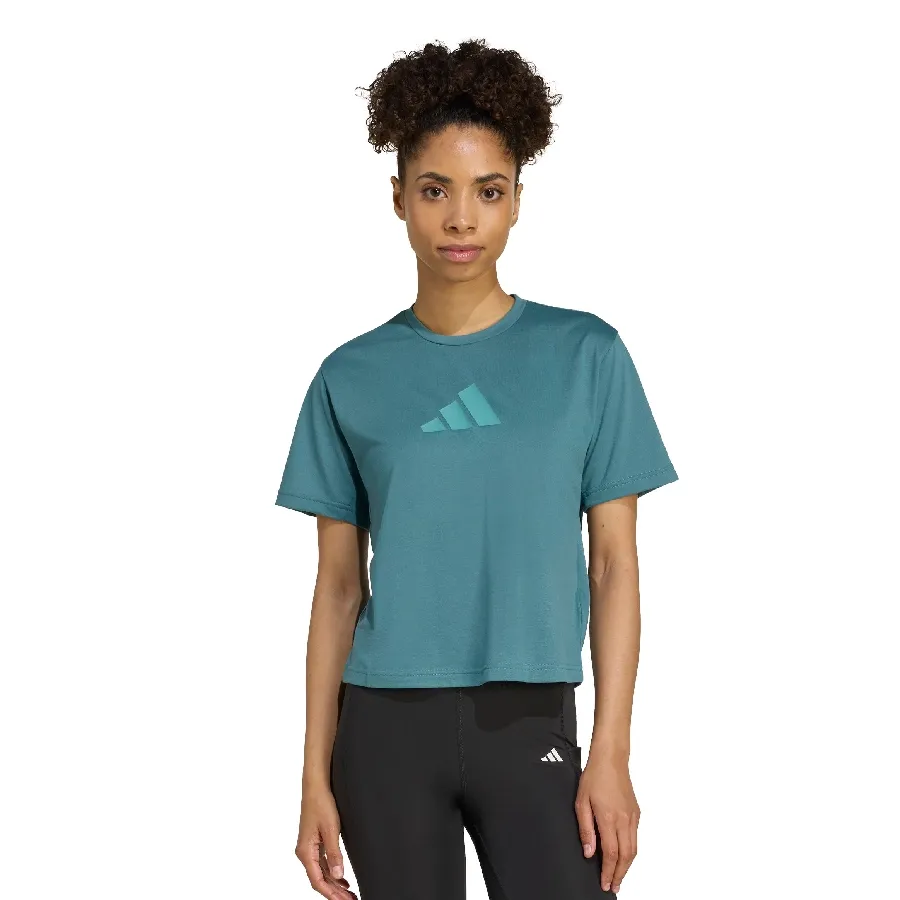 Imagen 0 de 5 de Remera adidas Train Essentials Big Logo Performance-PETROLEO