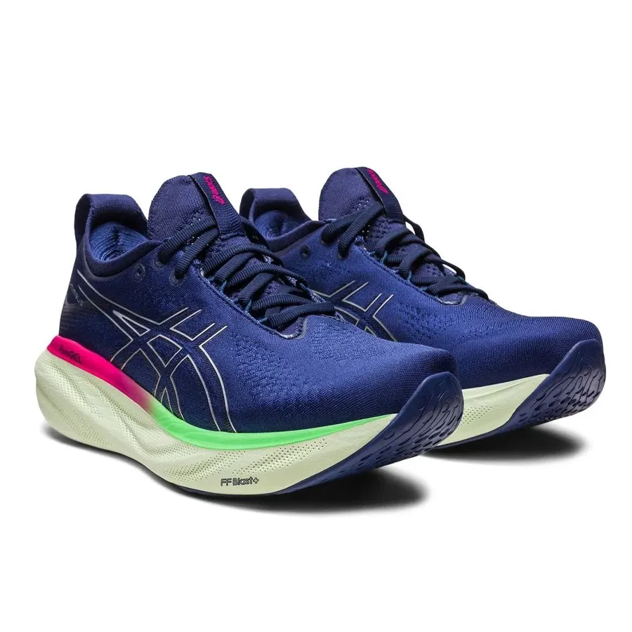 Imagen 1 de 5 de Zapatillas Asics Gel Nimbus 25-MARINO/VERDE/ROSA