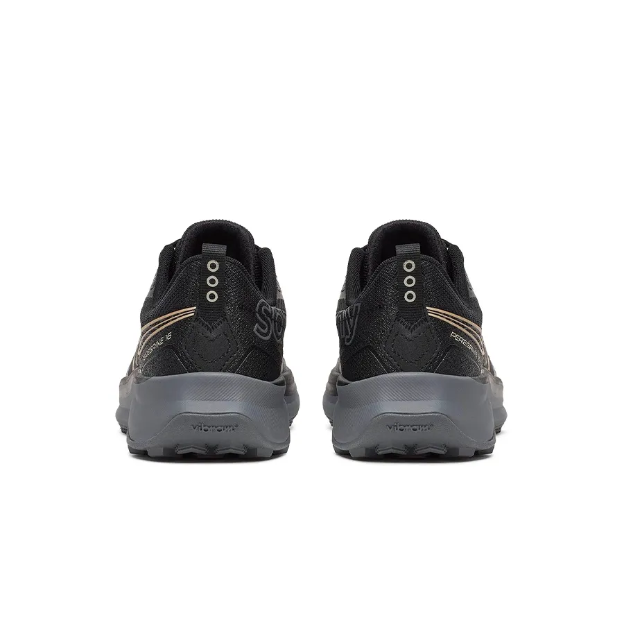 Imagen 4 de 5 de Zapatillas Saucony Peregrine 16-NEGRO/DORADO