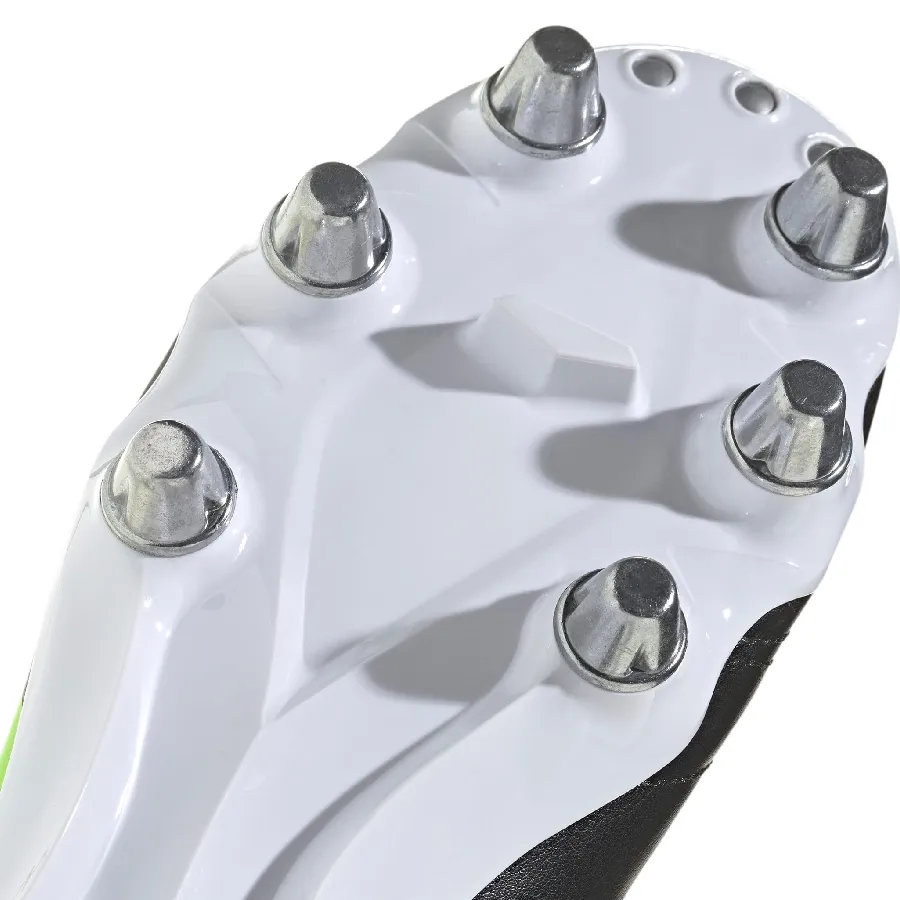 Imagen 6 de 7 de Botines adidas de Rugby Kakari Terreno Suave-NEGRO/VERDE FLUOR/BLANCO