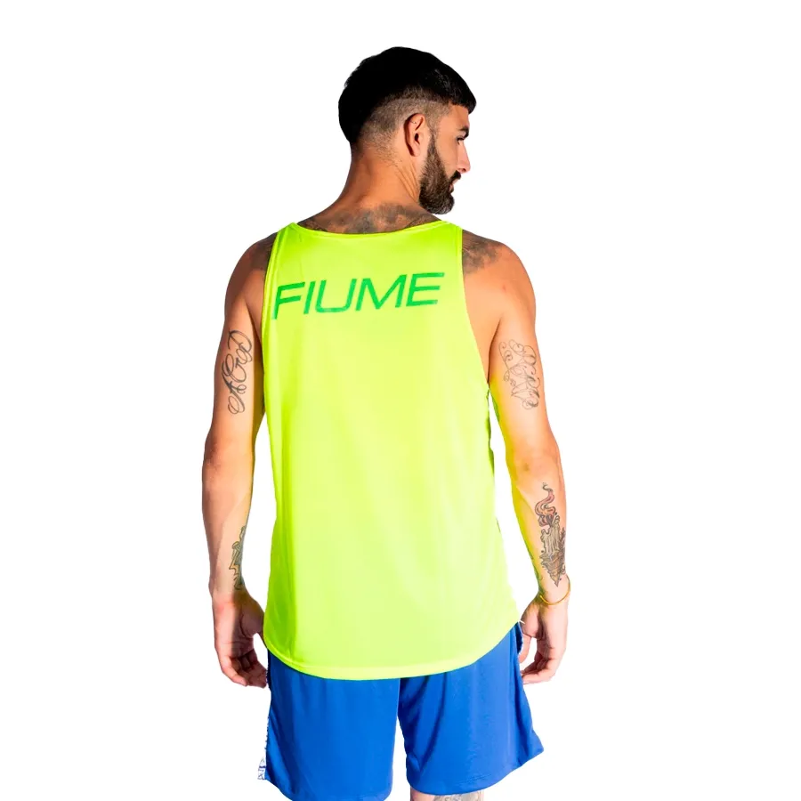 Imagen 1 de 3 de Musculosa Fiume Sport Entreno 24 Godoy Cruz-AMARILLO FLUOR