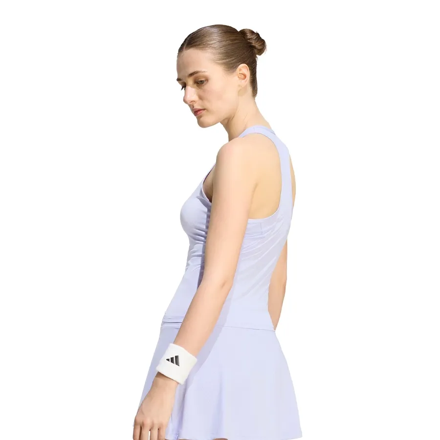 Imagen 1 de 5 de Musculosa adidas Midi Club Climacool-LILA