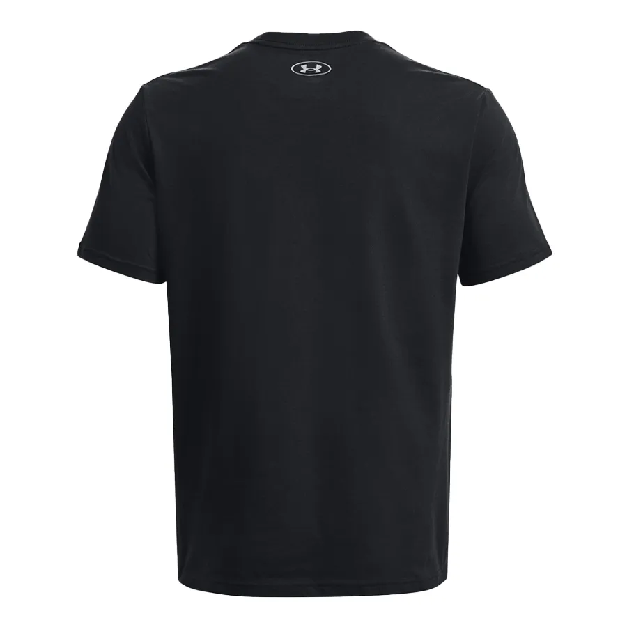 Imagen 2 de 5 de Remera Under Armour Enter At Your Own-NEGRO/LIMA/BLANCO