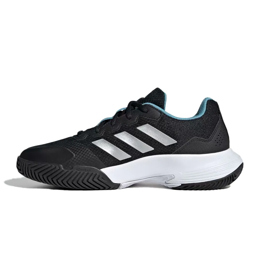 Imagen 4 de 6 de Zapatillas adidas Gamecourt 2-NEGRO/PLATA/CELESTE
