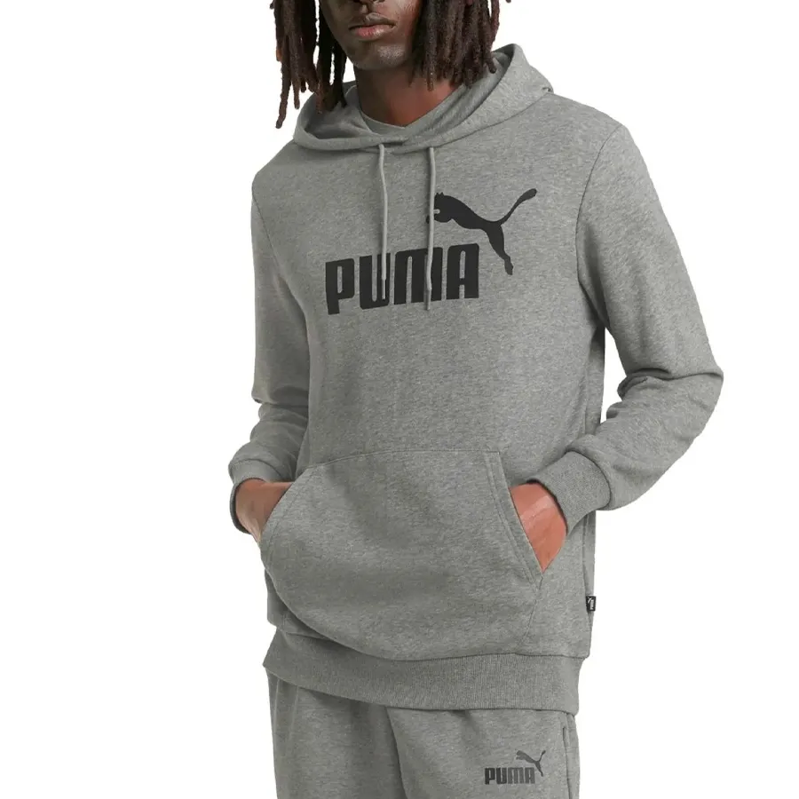 Imagen 0 de 4 de Buzo Puma Essential Big Logo-GRIS