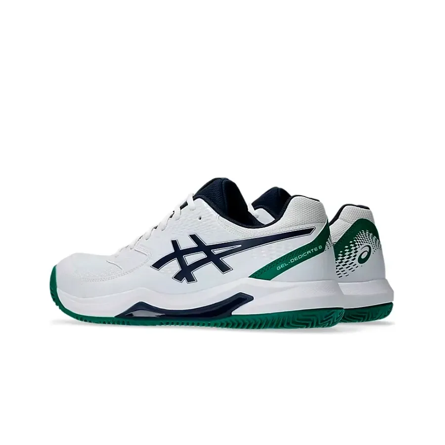 Imagen 4 de 6 de Zapatillas Asics Gel-Dedicate 8 Clay-BLANCO/NEGRO/VERDE