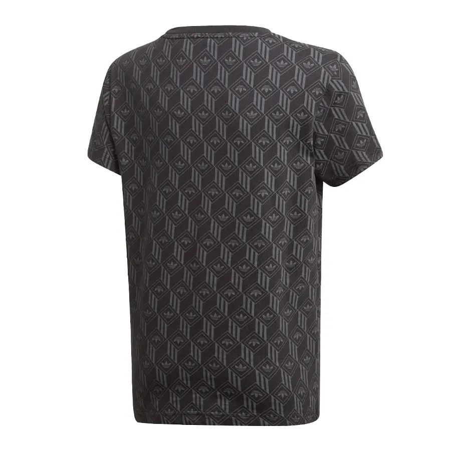 Imagen 1 de 4 de Remera adidas originals Trifolio-NEGRO/GRIS
