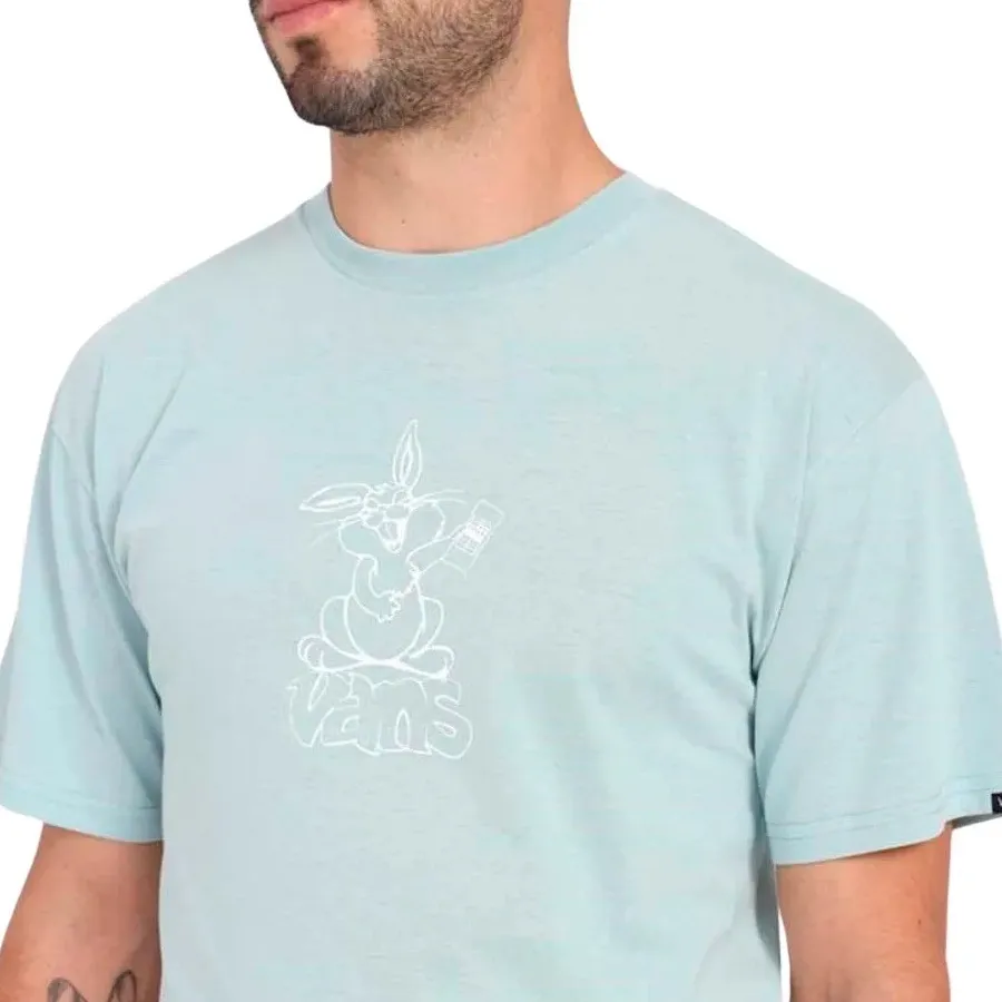 Imagen 1 de 3 de Remera Vans Crazzy Eddy-CELESTE/BLANCO