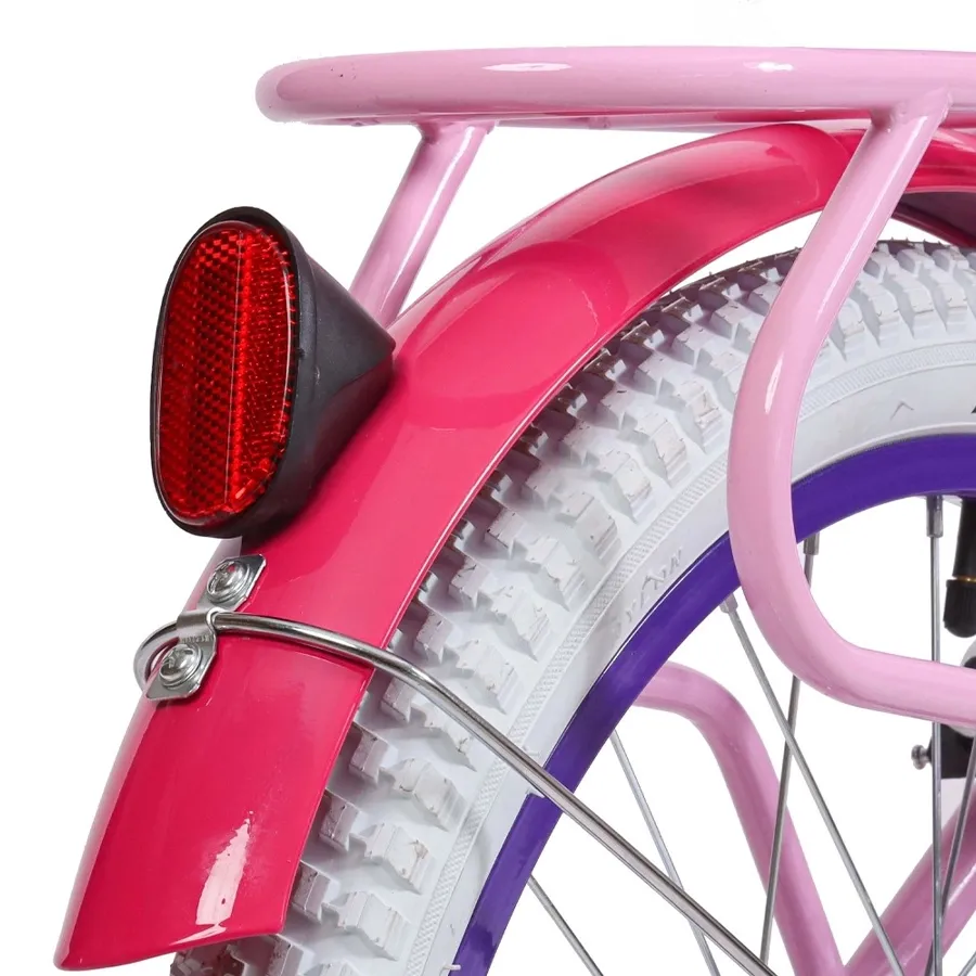 Imagen 5 de 6 de Bicicleta TopMega Vickfly R20 1vel-ROSA/VIOLETA
