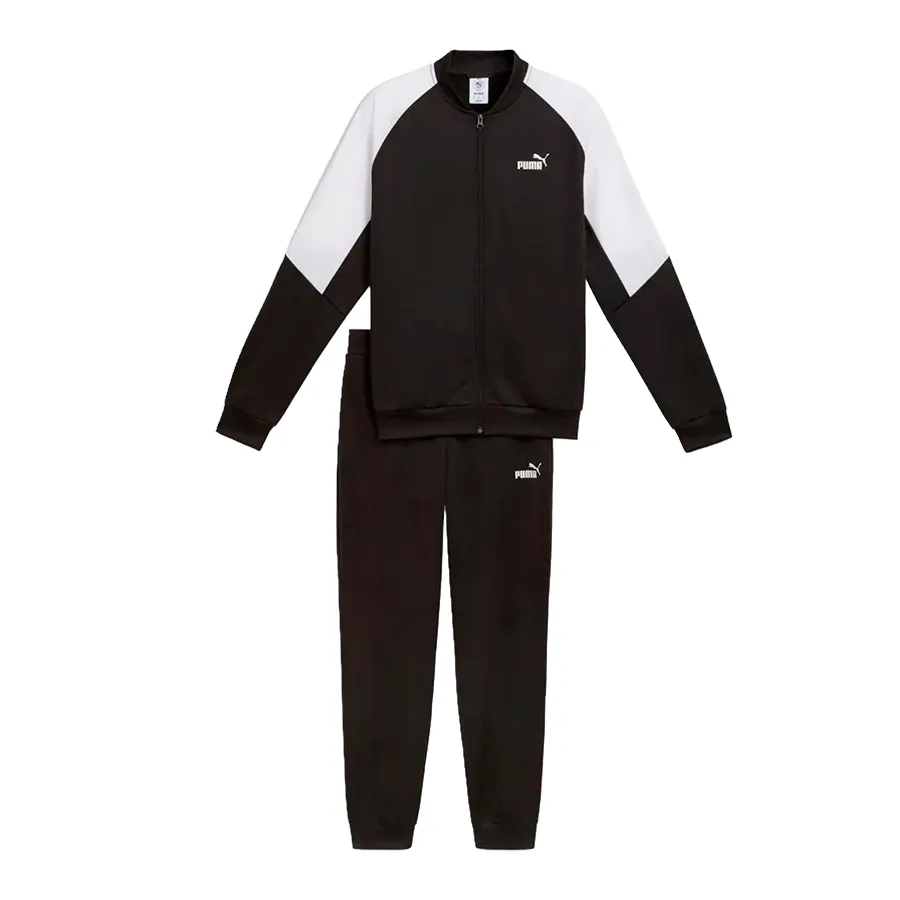 Imagen 2 de 5 de Conjunto Puma Poly Baseball Suit-NEGRO/BLANCO