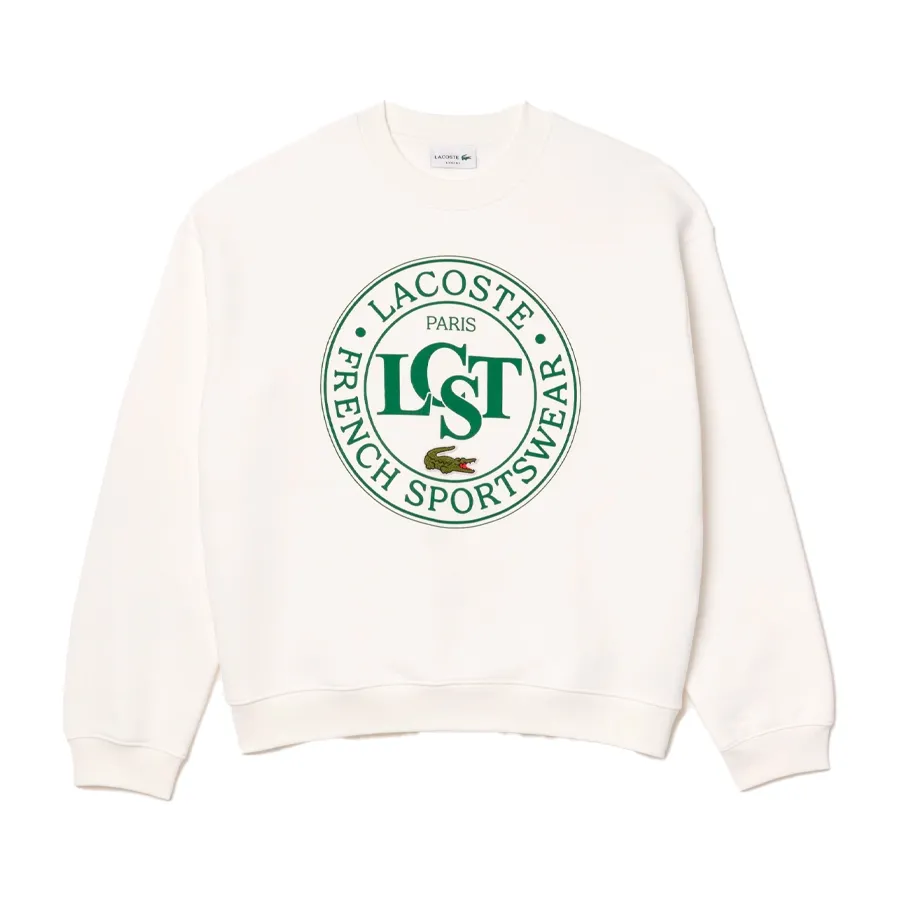 Imagen 2 de 4 de Buzo Lacoste -BLANCO/VERDE