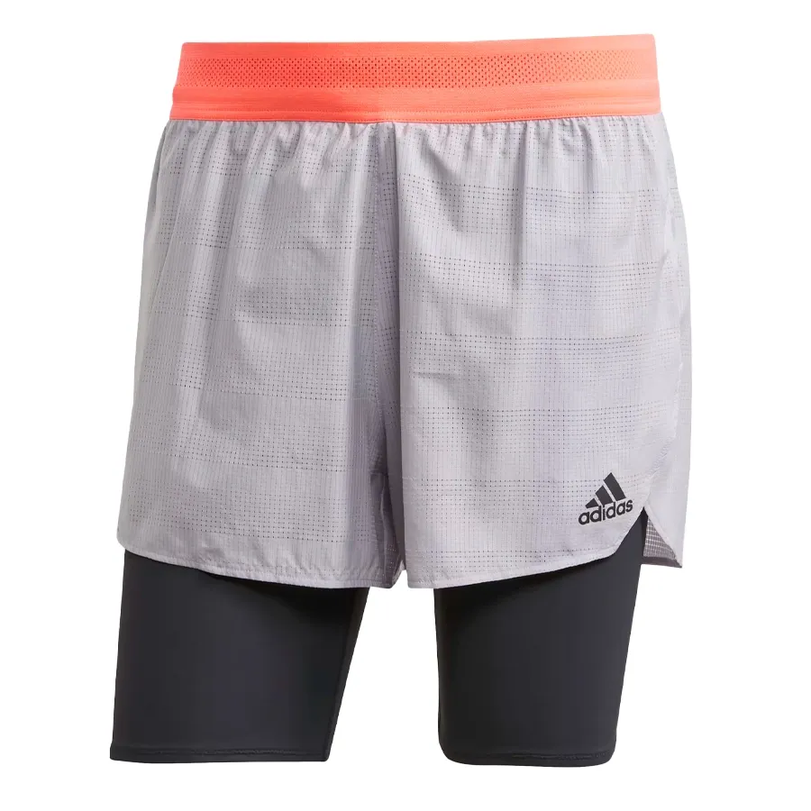 Imagen 0 de 2 de Shorts adidas Heat.Rdy-GRIS/NEGRO