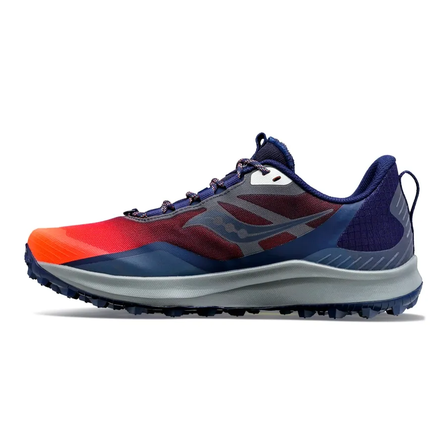 Imagen 2 de 5 de Zapatillas Saucony Peregrine 12-MARINO/ROJO/NEGRO