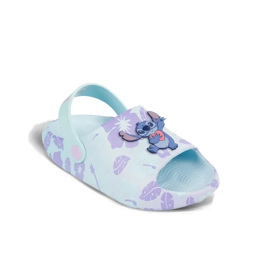Imagen 1 de 4 de Sandalias Footy Clogs Stitch Dance-CELESTE/VIOLETA