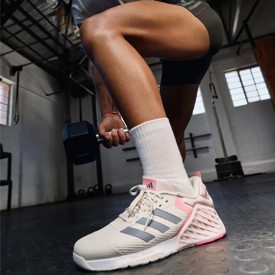 Imagen 8 de 9 de Zapatillas adidas Dropset 3-BLANCO/ROSA/GRIS