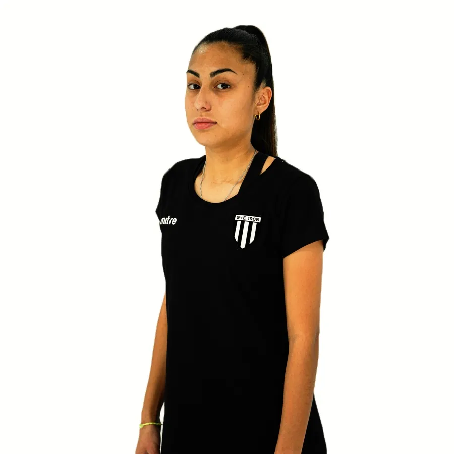 Imagen 4 de 7 de Vestido Mitre Lina Gimnasia y Esgrima-NEGRO/BLANCO