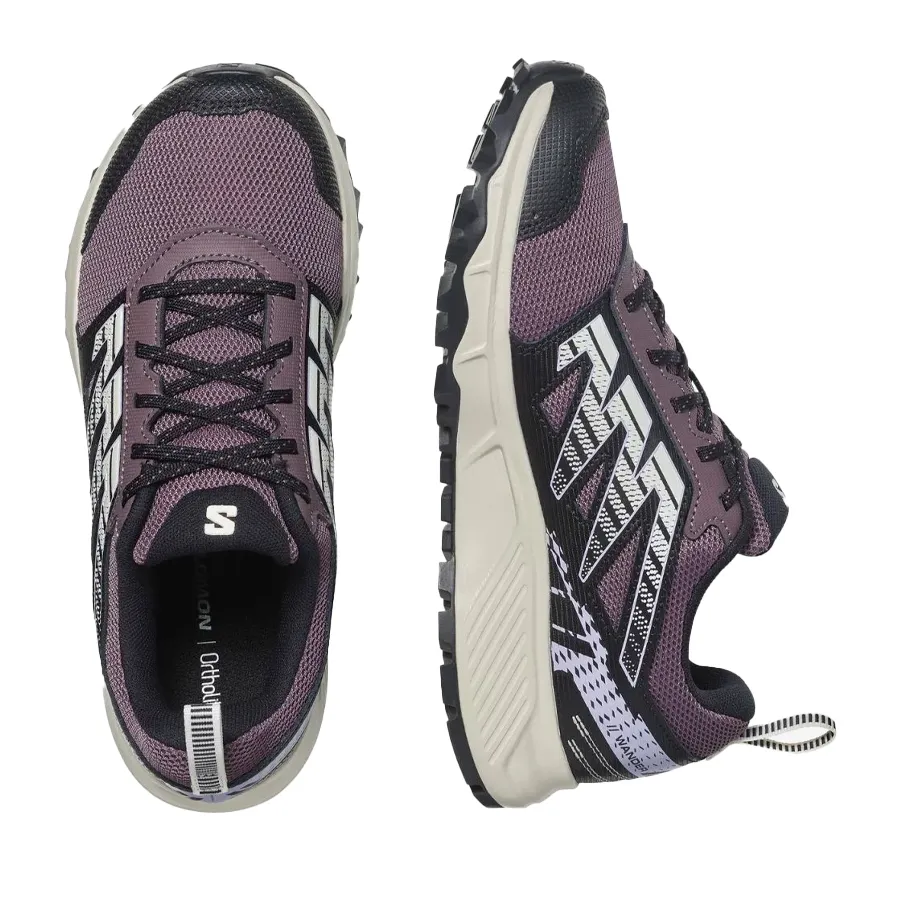 Imagen 4 de 6 de Zapatillas Salomon Wander-MORADO/NEGRO
