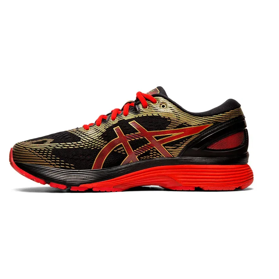 Imagen 1 de 5 de Zapatillas Asics Gel Nimbus 21-NEGRO/DORADO/ROJO