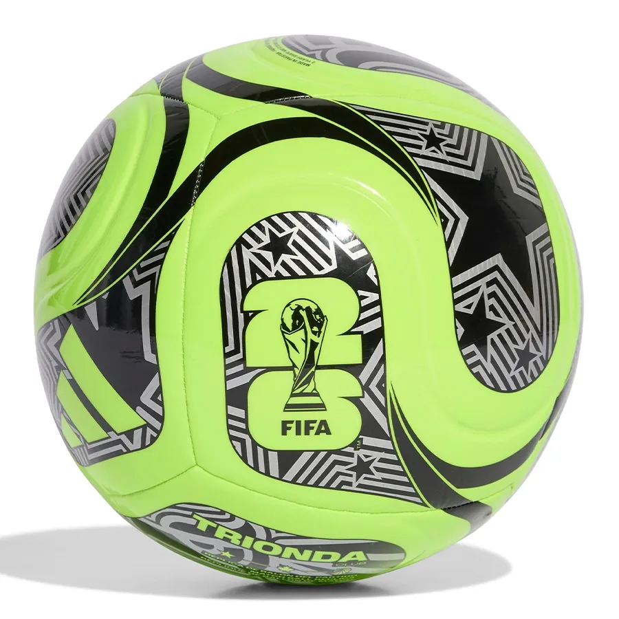Imagen 1 de 4 de Pelota adidas Trionda Club Copa Mundial 26-VERDE FLUOR/NEGRO