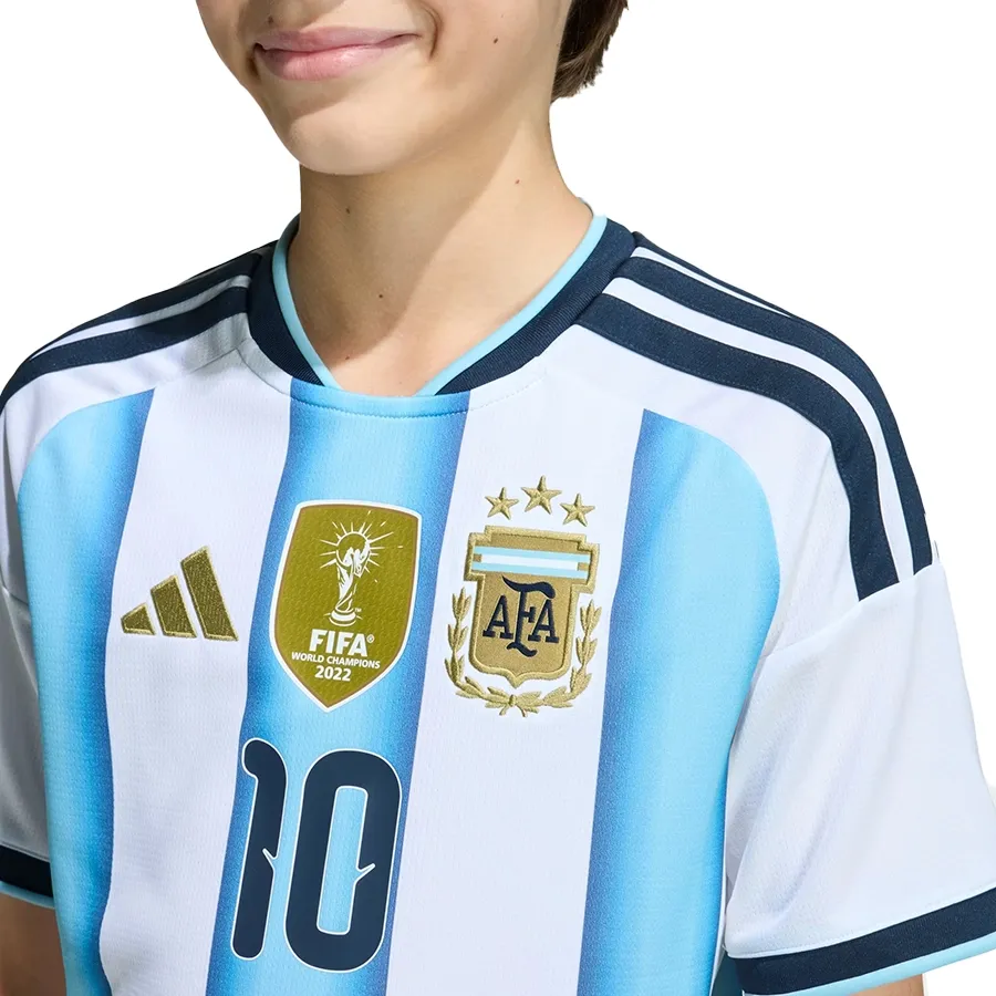 Imagen 4 de 6 de Camiseta adidas Titular Messi Selección Argentina 26 Afa-CELESTE/BLANCO