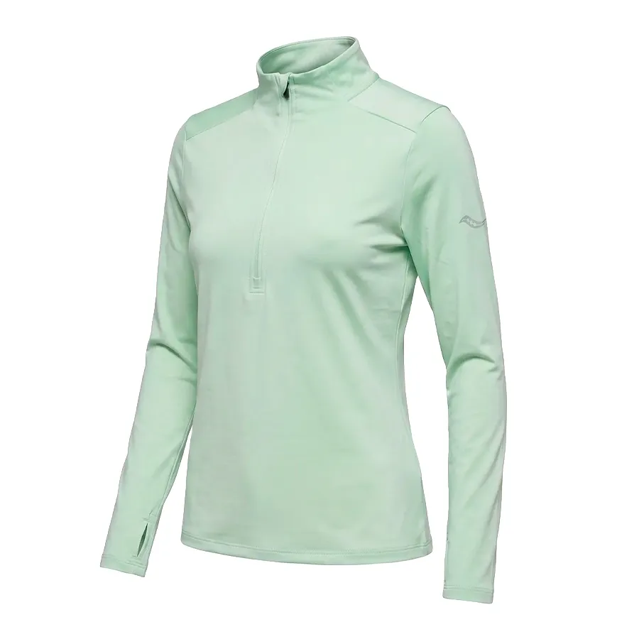 Imagen 2 de 4 de Buzo Saucony Triumph Brushed-VERDE AGUA