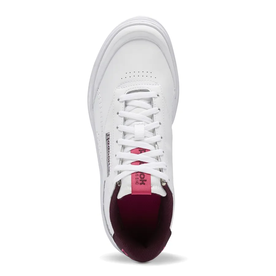 Imagen 2 de 6 de Zapatillas Reebok Club C Double Geo-BLANCO/BORDO