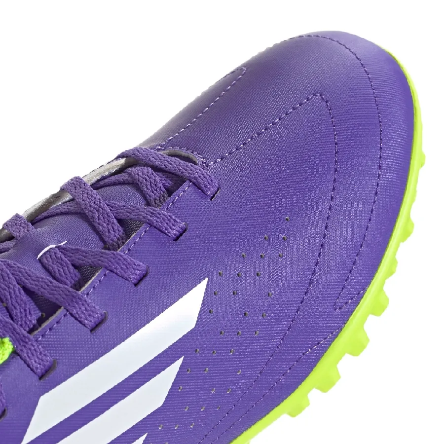 Imagen 5 de 7 de Botines adidas Deportivo III Tf-MORADO/AMARILLO FLUOR
