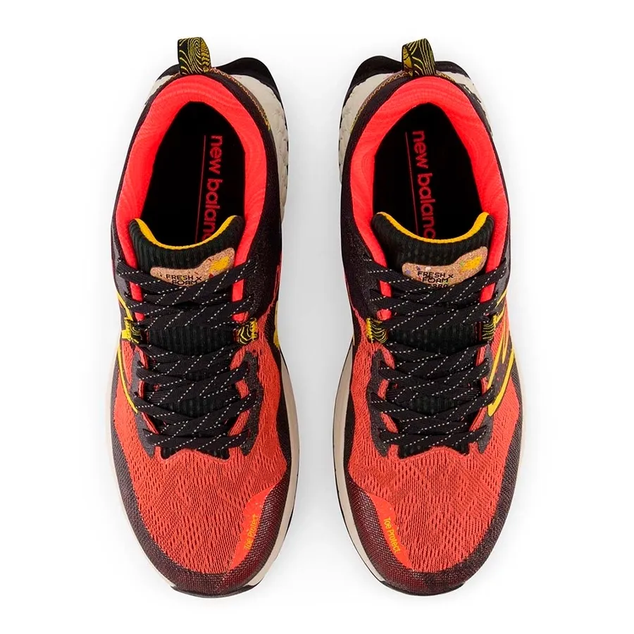 Imagen 4 de 6 de Zapatillas New Balance Fresh Foam X Hierro v7-CORAL/NEGRO/AMARILLO