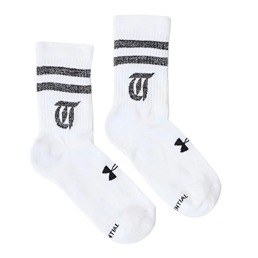 Imagen 0 de 1 de Medias Under Armour Essential Mid Crew Tini-BLANCO