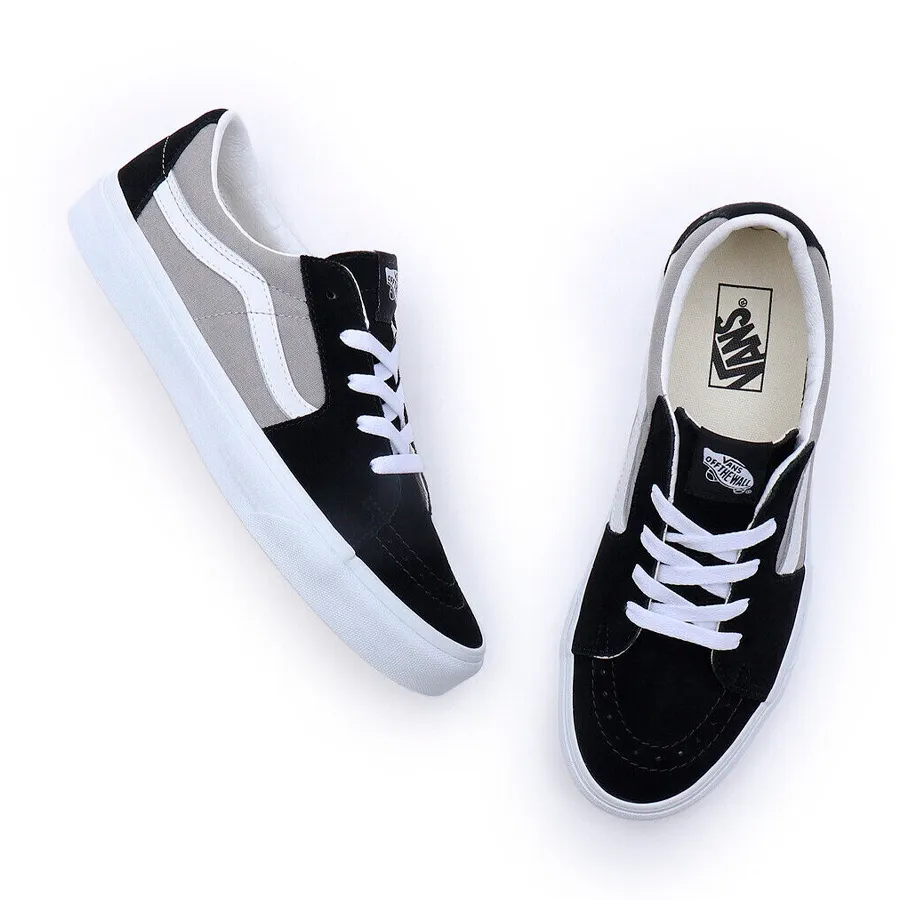 Imagen 3 de 6 de Zapatillas Vans Sk8 Low-NEGRO/GRIS/BLANCO