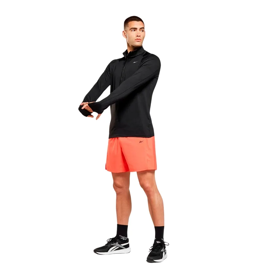 Imagen 3 de 5 de Buzo Reebok Running Quarter Zip-NEGRO