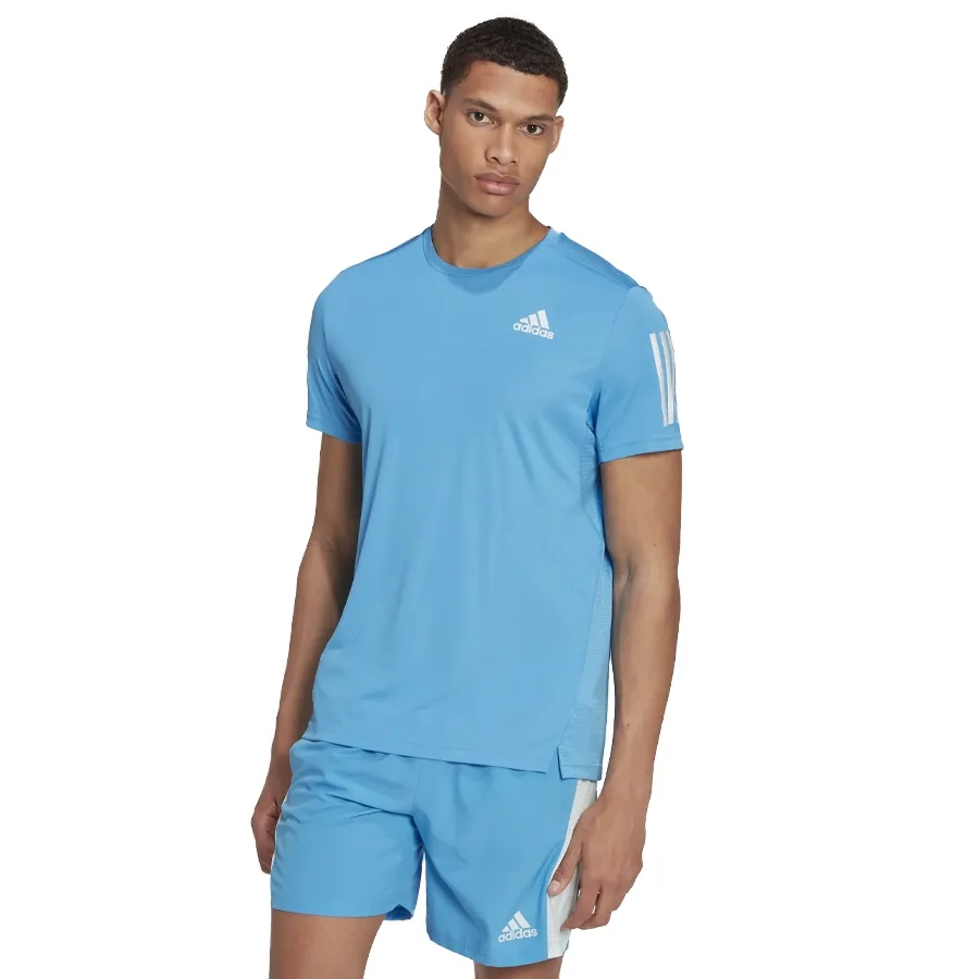 Imagen 1 de 4 de Remera adidas Own The Run-CELESTE