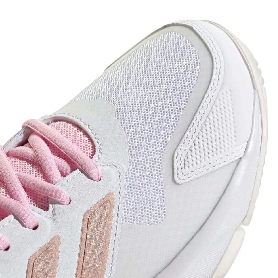 Imagen 6 de 8 de Zapatillas adidas Courtjam Control 3-BLANCO/ROSA/BEIGE