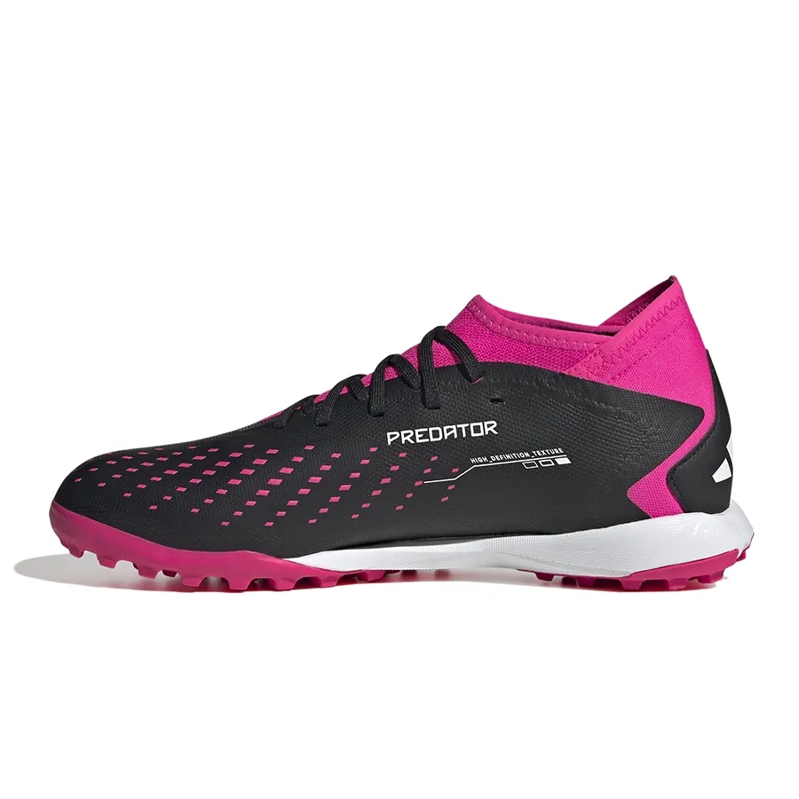 Imagen 3 de 8 de Botines adidas Predator Accuracy.3-NEGRO/BLANCO/FUCSIA