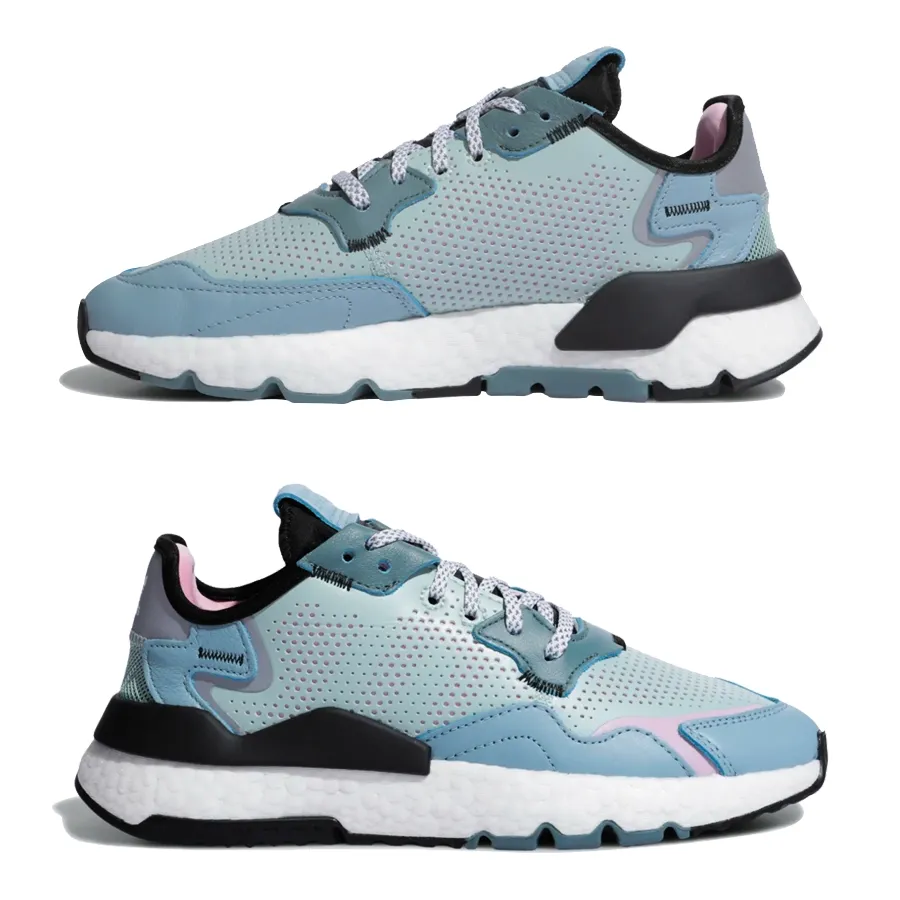 Imagen 2 de 5 de Zapatillas adidas originals Nite Jogger-AQUA/CELESTE/NEGRO