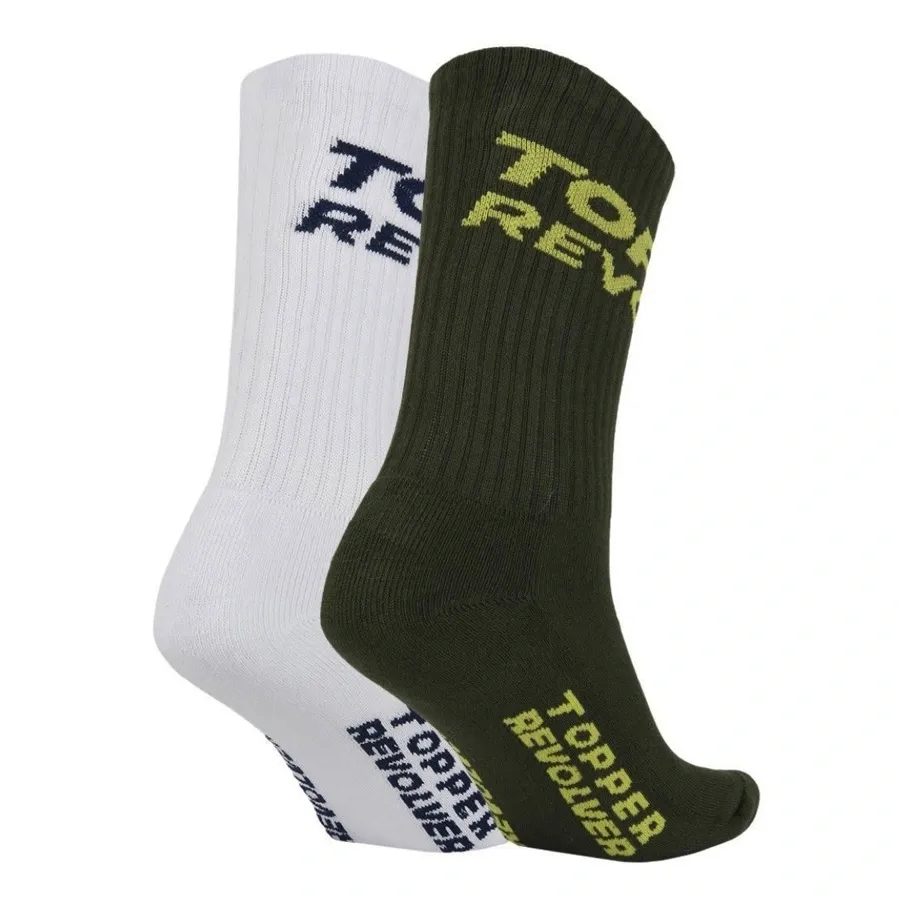 Imagen 1 de 2 de Medias Topper Revolver Pack X2-VERDE