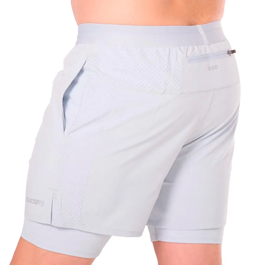 Imagen 5 de 7 de Short Saucony Outpace 2in1-GRIS