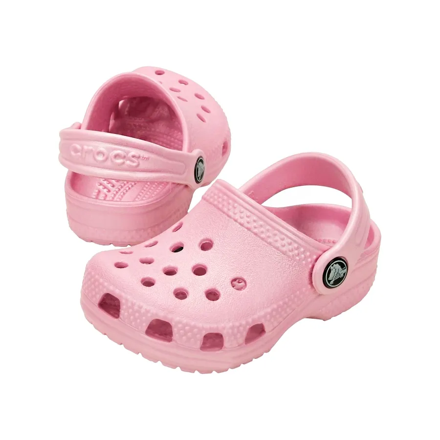Imagen 3 de 5 de Ojotas Crocs Littles-ROSA