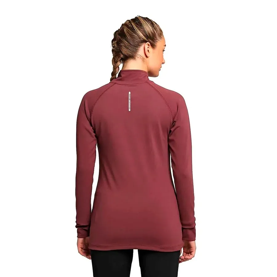 Imagen 1 de 5 de Buzo Asics Medio Cierre Aw22-BORDO