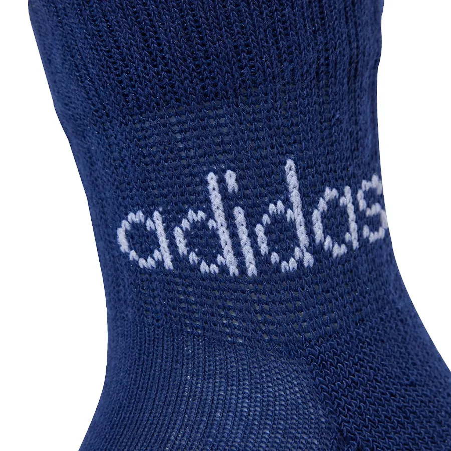 Imagen 3 de 4 de Medias adidas Lineales Pack x5-BLANCO/AZUL/GRIS