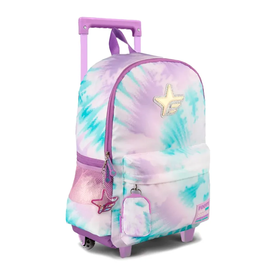 Imagen 1 de 2 de Mochila Footy Carro 18 Big Kids-VIOLETA/VERDE AGUA/ROSA VIEJO