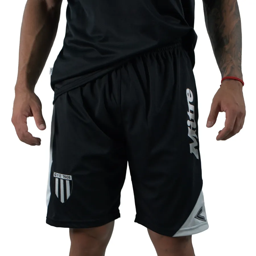 Imagen 0 de 5 de Mitre Shorts  Apolo Gye Ad 25-NEGRO/BLANCO