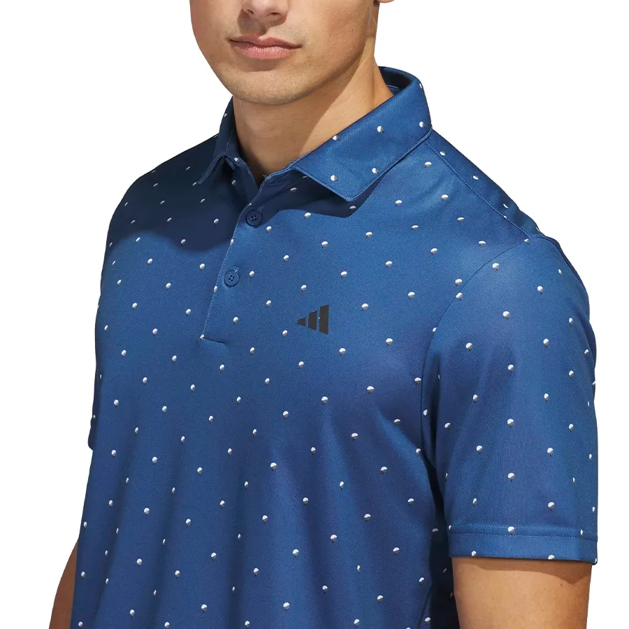 Imagen 3 de 5 de Polo adidas Performance Printed-AZUL