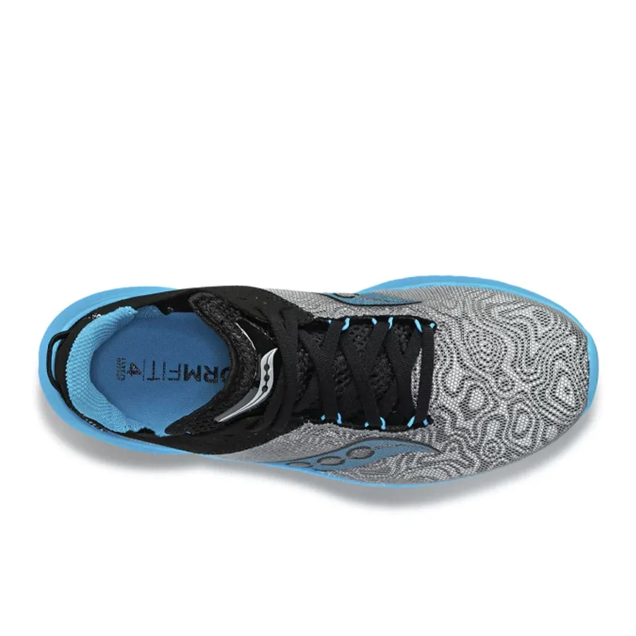 Imagen 3 de 5 de Zapatillas Saucony Kinvara 14-GRIS/CELESTE/NEGRO