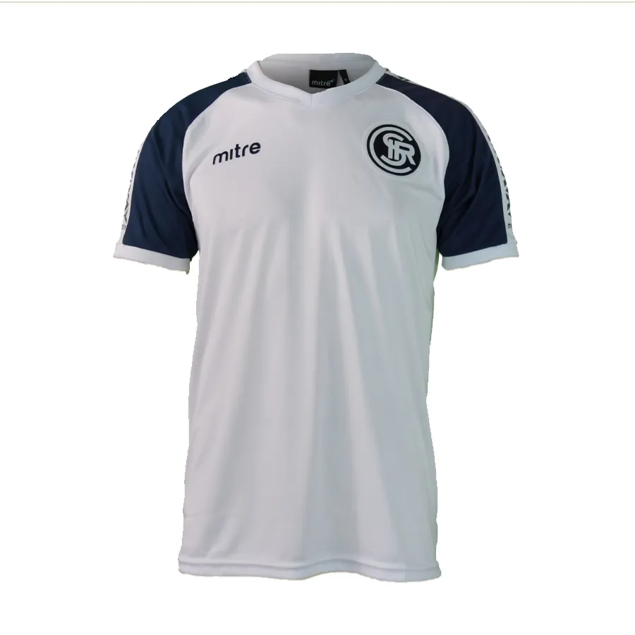 Imagen 0 de 5 de Remera Mitre T Shirt Striker M/C Csir-BLANCO/MARINO