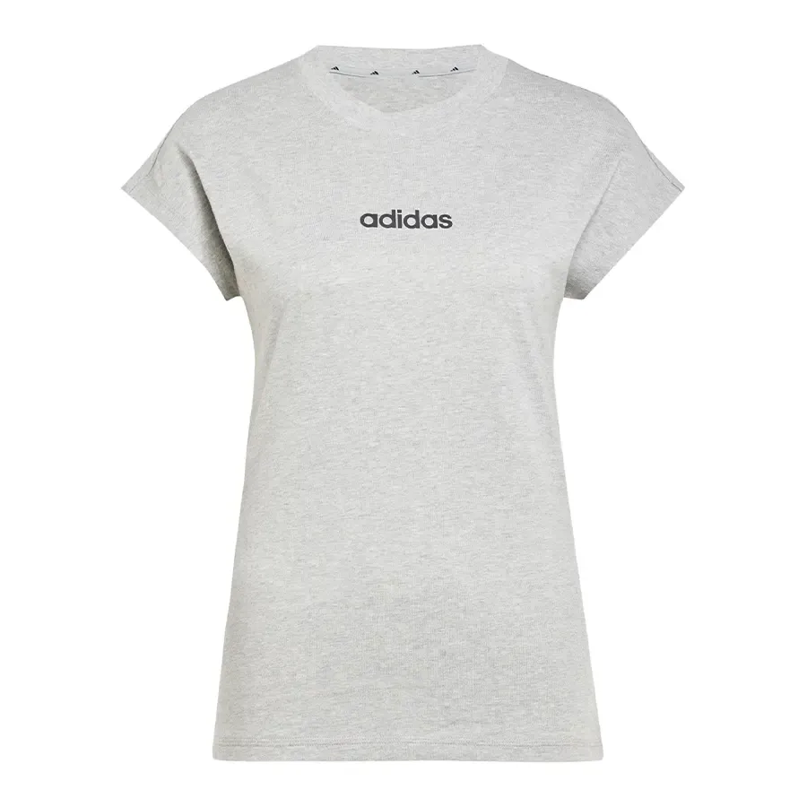 Imagen 2 de 5 de Remera adidas originals Essentials Linear-GRIS/NEGRO