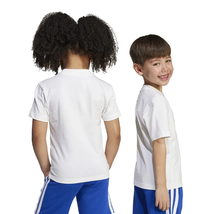 Imagen 3 de 5 de Remera adidas Essentials-BLANCO