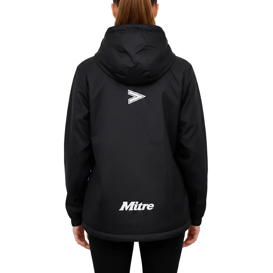 Imagen 2 de 5 de Campera Mitre Rompeviento Dama-NEGRO/BLANCO